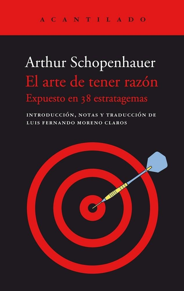 EL ARTE DE TENER RAZÓN | 9788419036377 | SCHOPENHAUER, ARTHUR