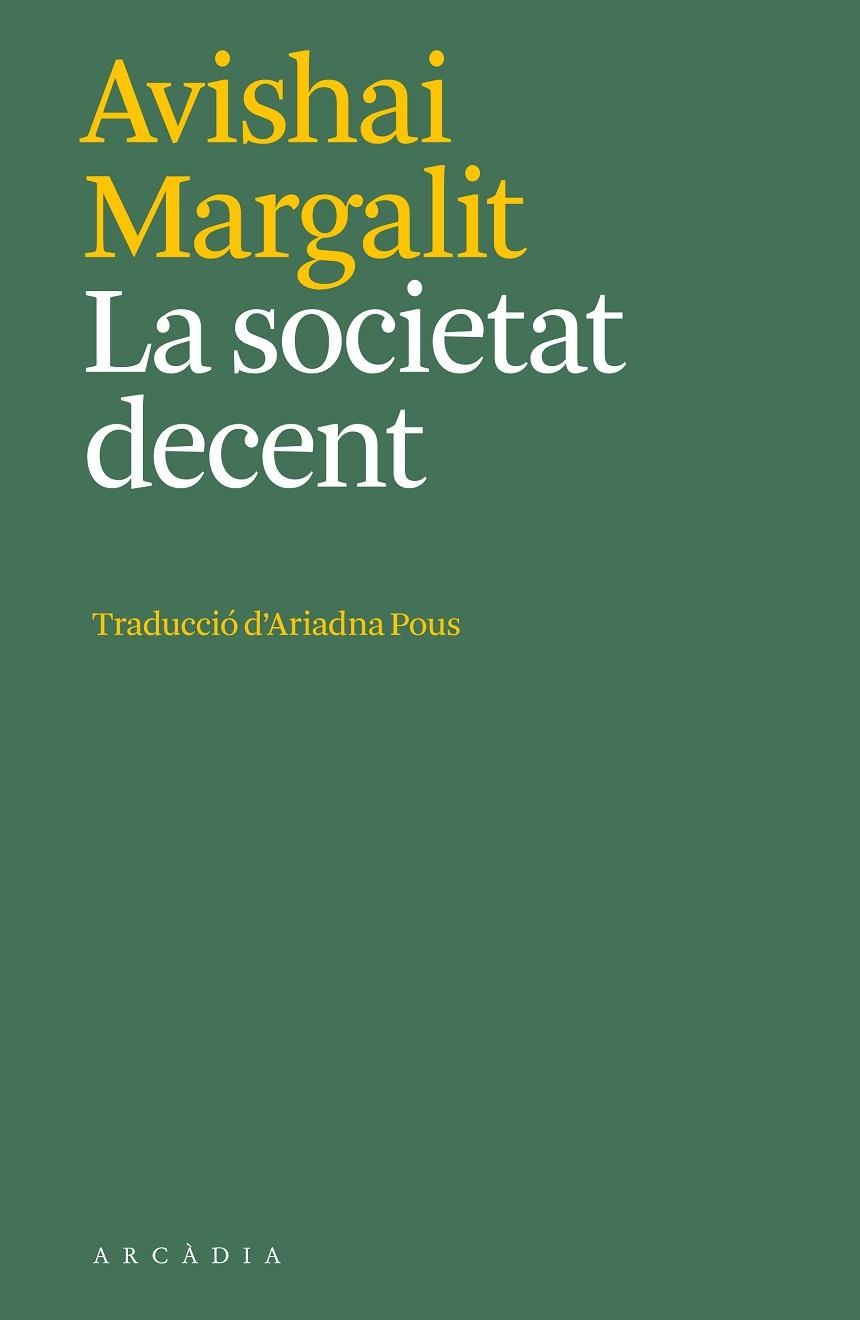 LA SOCIETAT DECENT | 9788412592627 | MARGALIT, AVISHAI