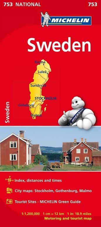 MAPA NATIONAL SUECIA | 9782067172852 | VARIOS AUTORES