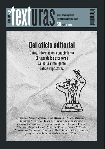 TEXTURAS 50: DEL OFICIO EDITORIAL | 9788418941900 | VARIOS AUTORES