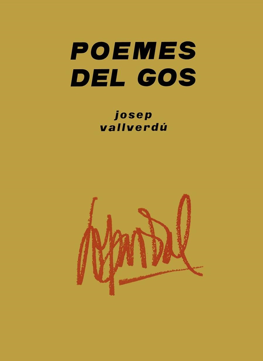 POEMES DEL GOS | 9788413034997 | VALLVERDÚ AIXALÀ, JOSEP