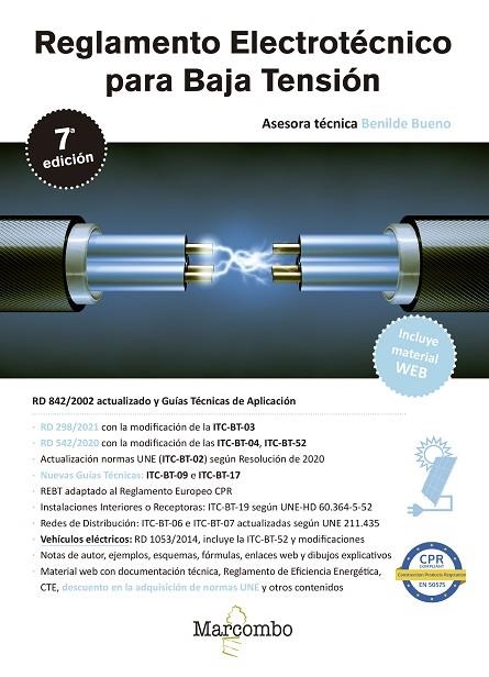 REGLAMENTO ELECTROTÉCNICO PARA BAJA TENSIÓN 7.ª EDICIÓN | 9788426733719 | BUENO GONZÁLEZ, BENILDE