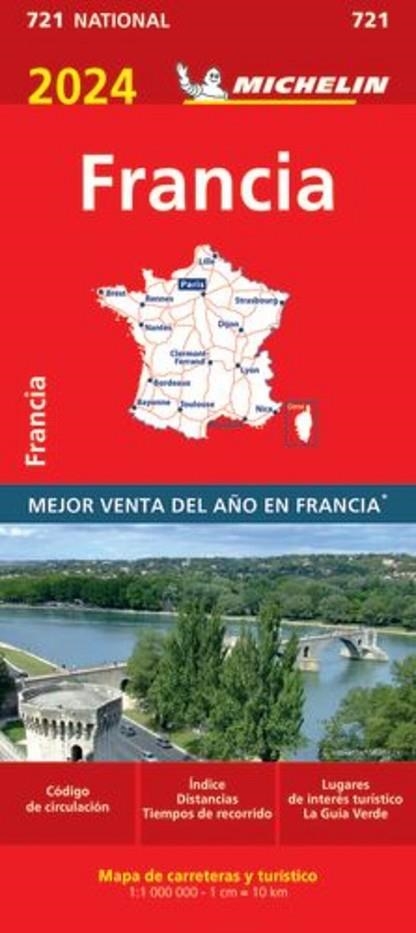 MAPA NATIONAL FRANCIA 11721 | 9782067262300 | AA.VV.