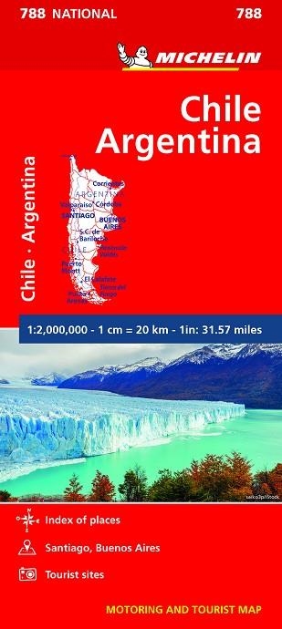 MAPA NATIONAL CHILE - ARGENTINA | 9782067185654 | VARIOS AUTORES