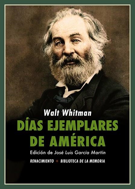 DÍAS EJEMPLARES DE AMÉRICA | 9788410148284 | WHITMAN, WALT