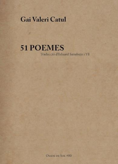 51 POEMES | 9788412689280 | CATUL, GAI VALERI