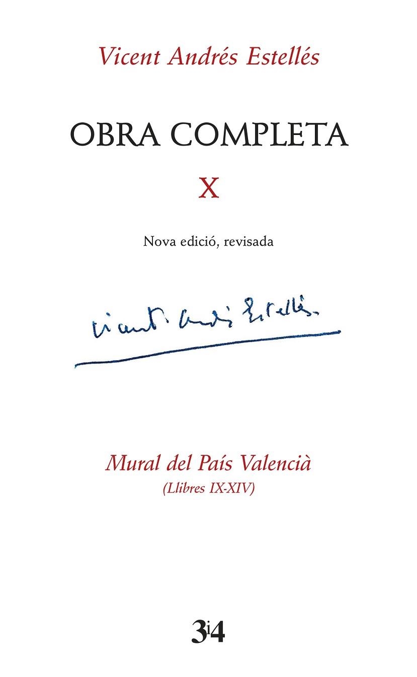 OBRA COMPLETA REVISADA, VOLUM 10 | 9788417469740 | ANDRÉS ESTELLÉS, VICENT