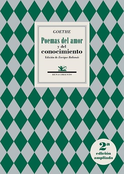 POEMAS DEL AMOR Y DEL CONOCIMIENTO | 9788410148802 | GOETHE, JOHANN WOLFGANG VON