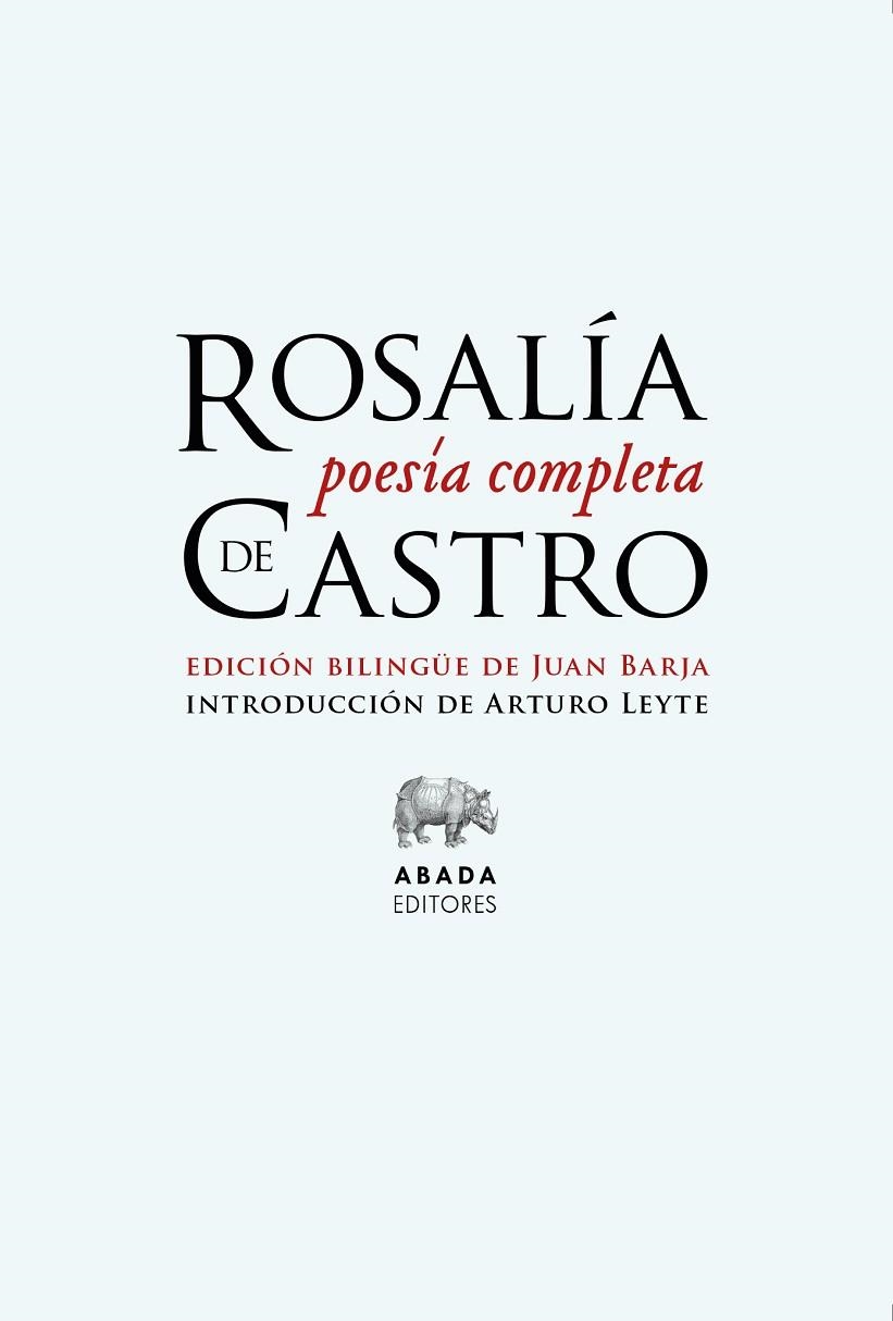 POESÍA COMPLETA | 9788419008893 | DE CASTRO, ROSALÍA