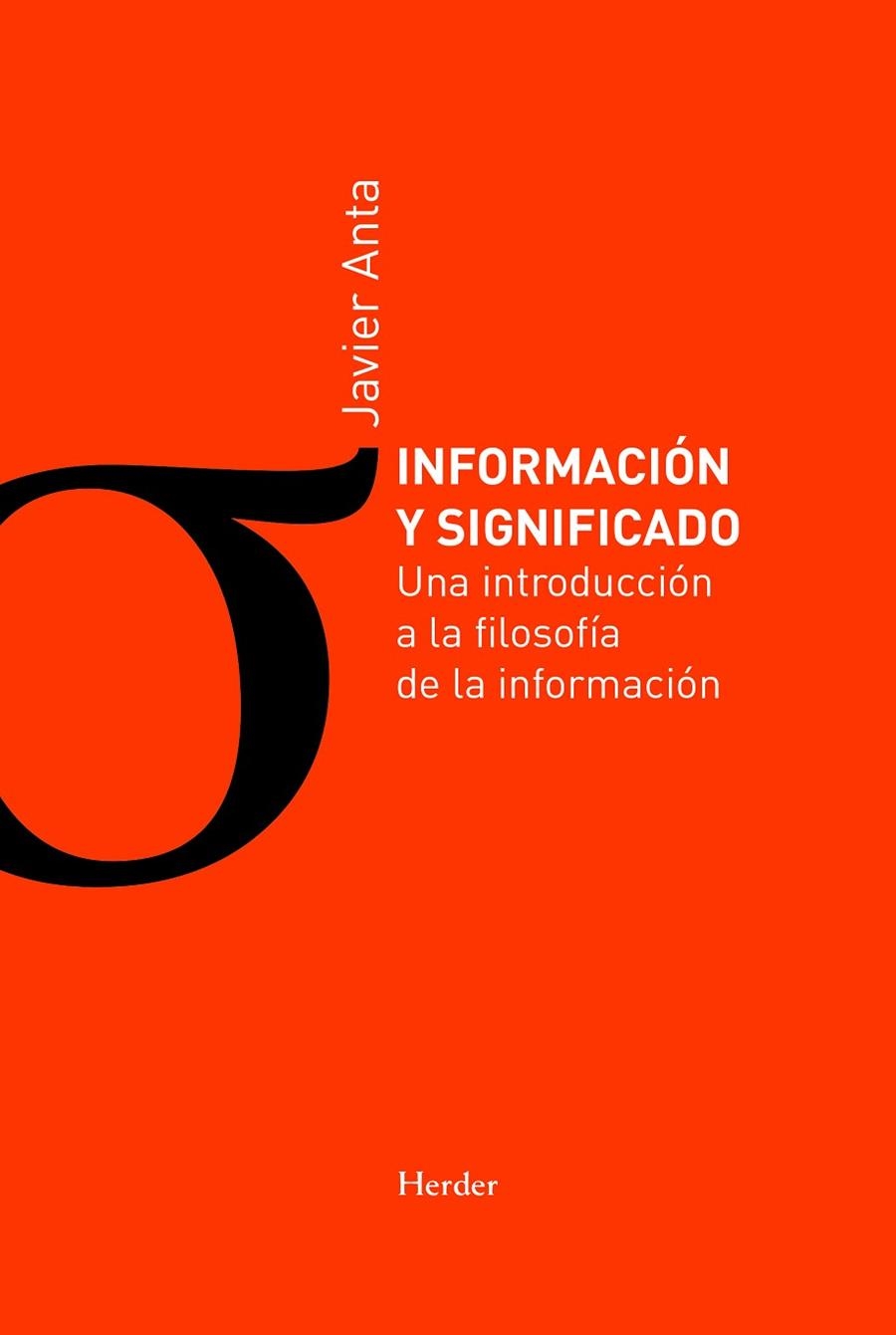 INFORMACIÓN Y SIGNIFICADO | 9788425451645 | ANTA PULIDO, JAVIER