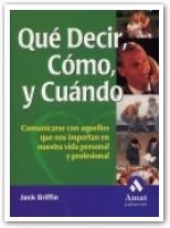 QU+ DECIR, CËMO, Y CU-NDO | 9788497350280 | GRIFFIN, JACK