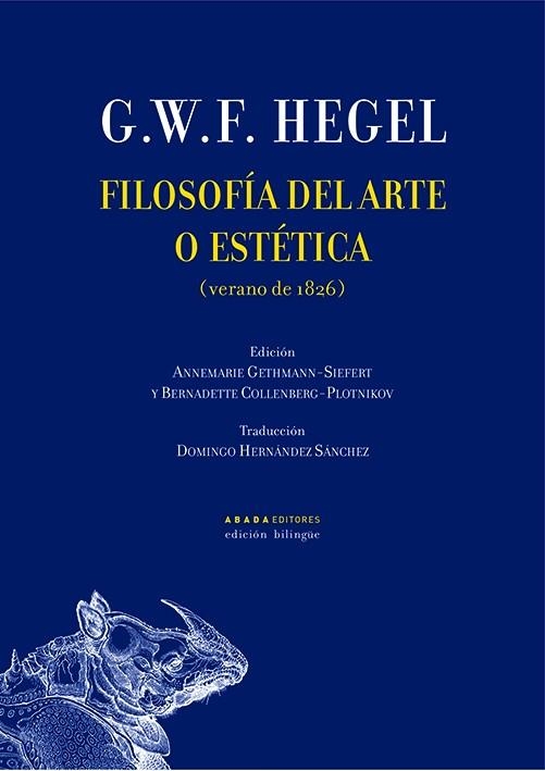 FILOSOFÍA DEL ARTE O ESTÉTICA | 9791387521035 | G.W.F. HEGEL