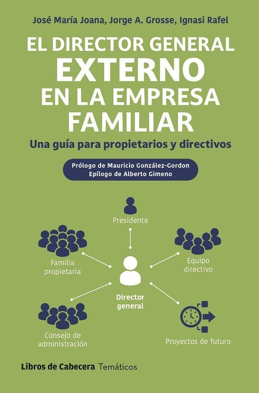 EL DIRECTOR GENERAL EXTERNO EN LA EMPRESA FAMILIAR | 9788412879643 | JOANA, JOSÉ MARÍA/GROSSE, JORGE A./RAFEL, IGNASI