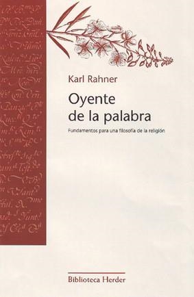 OYENTE DE LA PALABRA | 9788425403453 | RAHNER