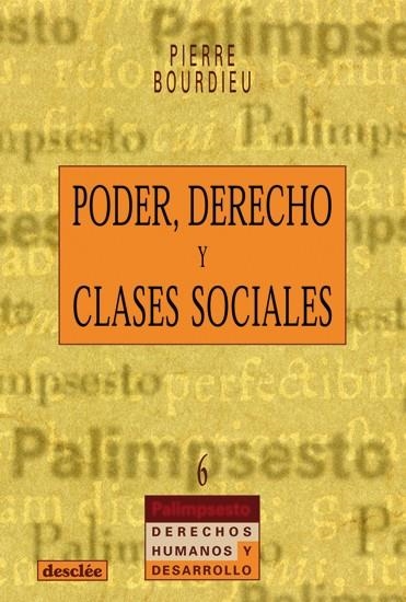 PODER,DERECHO Y CLASES SOCIAL | 9788433014955 | PIERRE