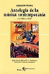 ANTOLOGIA DE LA MUSICA CONTEMPOR | 9788473066471 | HOMS, JOAQUÝN