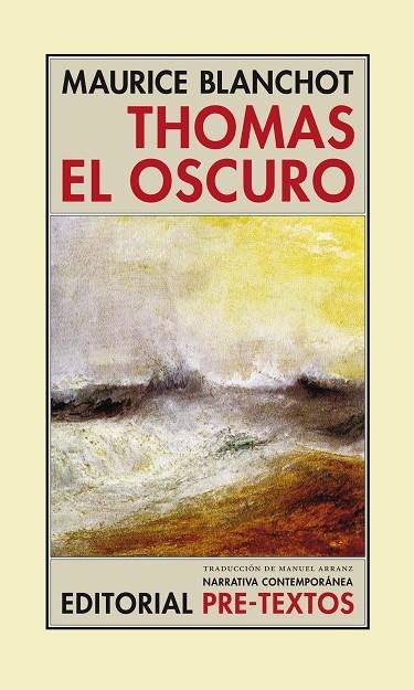 THOMAS EL OSCURO NCO-12 | 9788481914634 | BLANCHOT, MAURICE