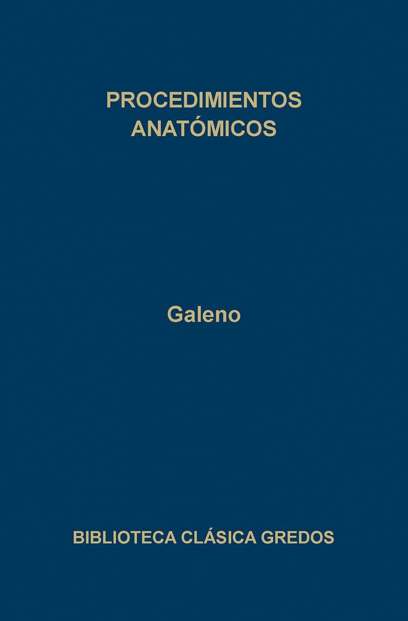 PROCEDIMIENTOS ANATOMICOS | 9788424923679 | GALENO