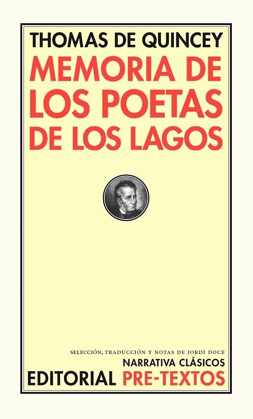 MEMORIA DE LOS POETAS NC-18 | 9788481915198 | QUINCEY, THOMAS