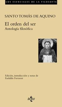 ORDEN DEL SER. ANTOLOGIA FILOSOF | 9788430939626 | TOMAS DE AQUINO