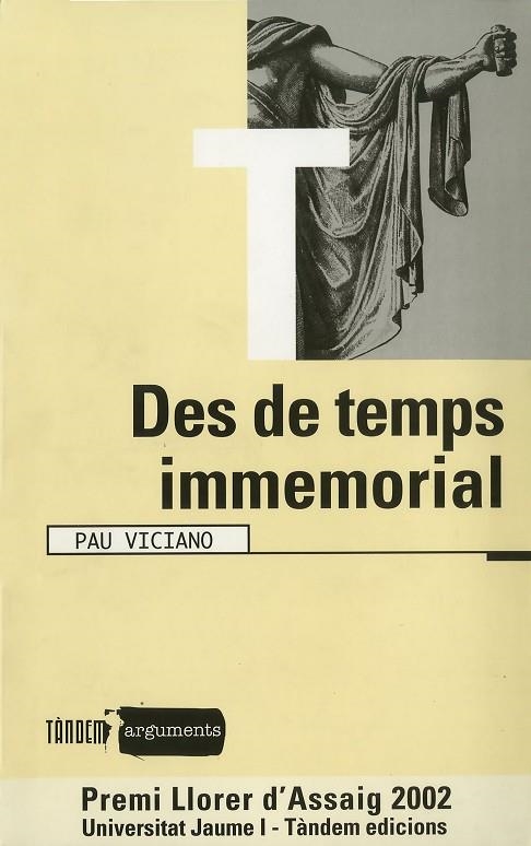 DES DE TEMPS IMMORIAL | 9788481314519 | VIVIANO