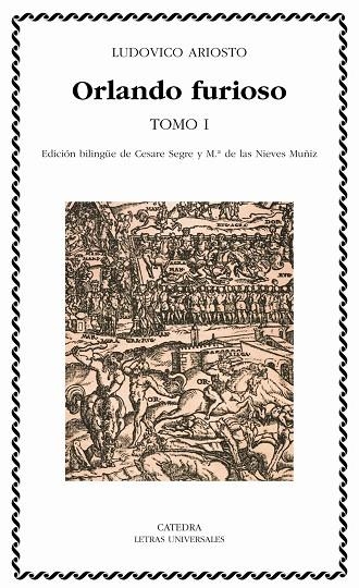 ORLANDO FURIOSO, TOMO I | 9788437619835 | ARIOSTO, LUDOVICO