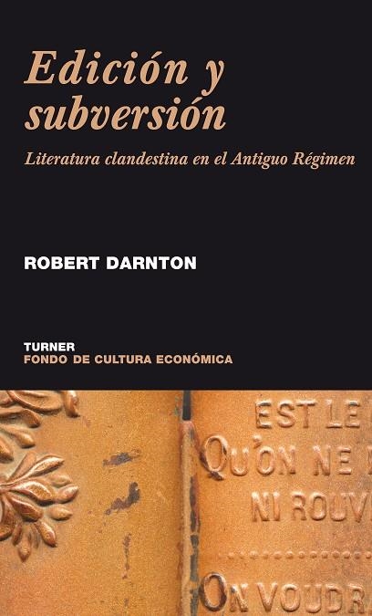 EDICION Y SUBVERSION | 9788475065298 | DARNTON, ROBERT