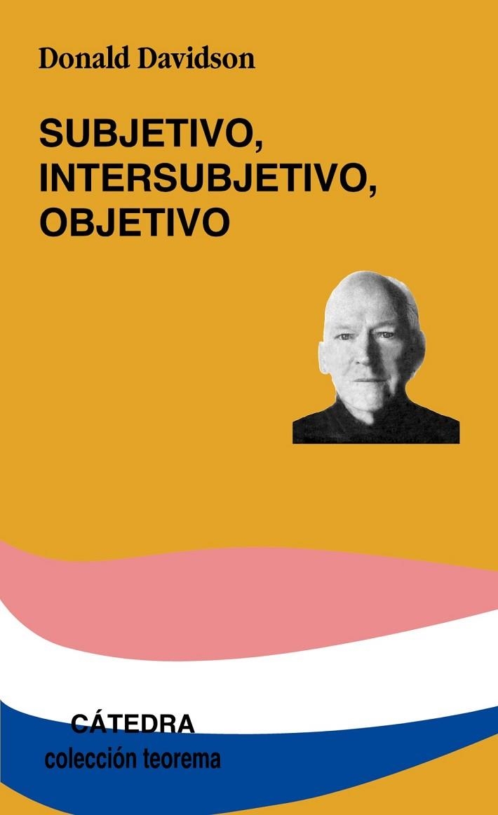 SUBJETIVO,INTERSUBJETIVO | 9788437620855 | DAVIDSON