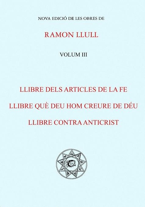 LLIBRE DELS ARTICLES R.LLULL-3 | 9788487026591 | LLULL,RAMON