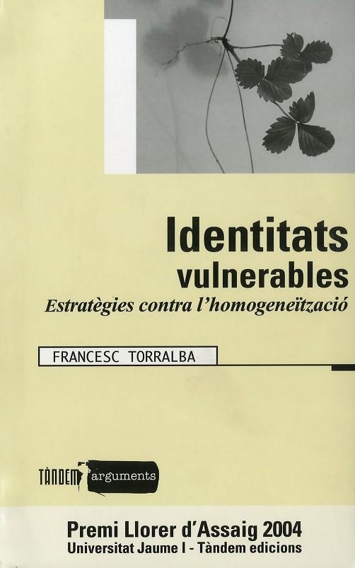 IDENTITATS VULNERABLES | 9788481315264 | TORRALBA