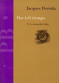 DAR(EL)TIEMPO | 9788449301162 | JACQUES DERRIDA