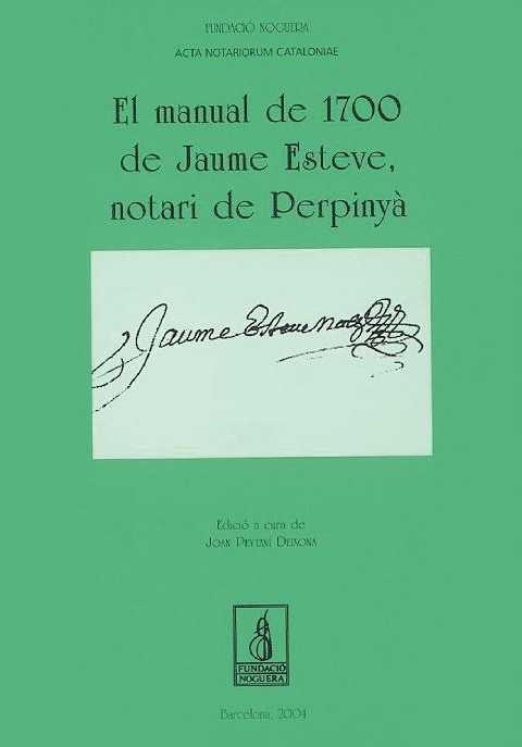 MANUAL 1700 JAUME ESTEVE | 9788497791946 | VARIOS AUTORES