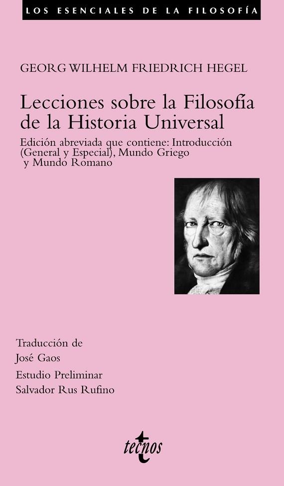 LECCIONES SOBRE LAS FILOSOFÍAS.. | 9788430942503 | FRIEDRICH HEGEL