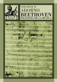 BEETHOVEN.FILOSOFIA DE LA MUSICA | 9788446015376 | ADORNO