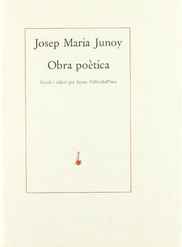 OBRA POÈTICA | 9788485704477 |  JUNOY, JOSEP MARIA