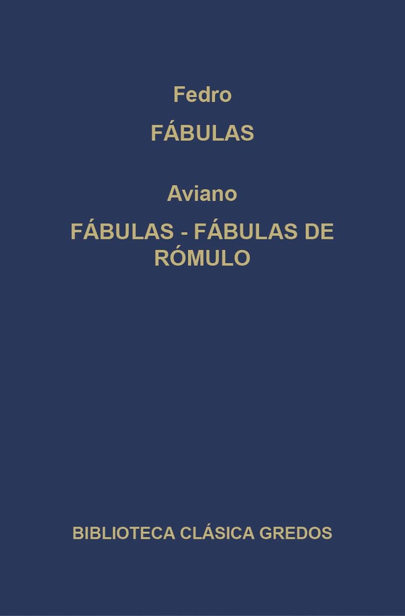 FABULAS DE ROMULO | 9788424927905 | FEDRO , GAYO JULIO