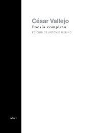 POESIA COMPLETA CÉSAR VALLEJO | 9788446021483 | CESAR VALLEJO