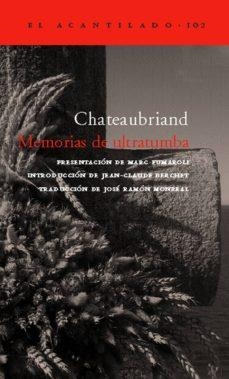 MEMORIAS DE ULTRATUMBAS (2 VOLS) | 9788496136878 | CHATEAUBRIAND